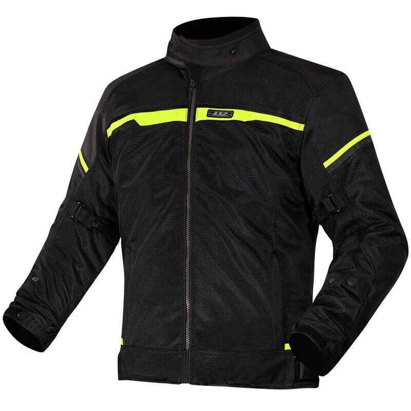 LS2 RIVA MONT SİYAH-NEON SARI