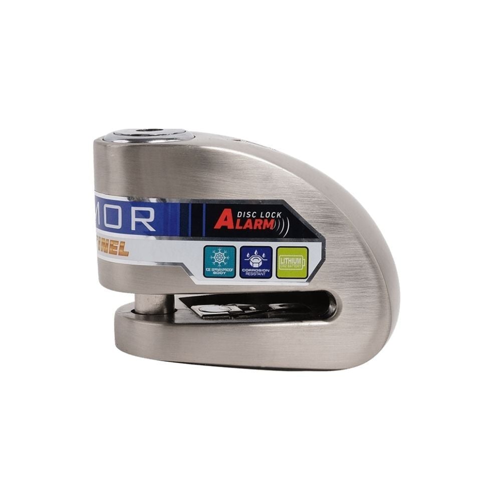 Armor 614 MVA 14 mm Paslanmaz Çelik Alarmlı Disk Kilidi